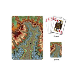 Fractal Rendering Pattern Abstract Playing Cards Single Design (mini) by Pakrebo