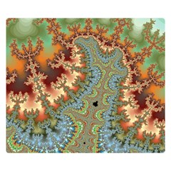 Fractal Rendering Pattern Abstract Double Sided Flano Blanket (small)  by Pakrebo