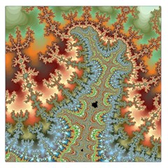 Fractal Rendering Pattern Abstract Large Satin Scarf (square) by Pakrebo