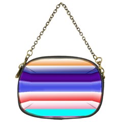 Cotton Candy Stripes Chain Purse (one Side)