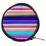 Cotton Candy Stripes Mini Makeup Bag Front