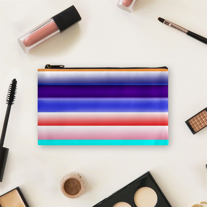 Cotton Candy Stripes Cosmetic Bag (Small)