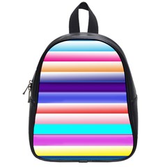 Cotton Candy Stripes School Bag (small)