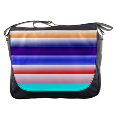 Cotton Candy Stripes Messenger Bag