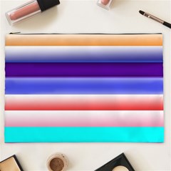 Cotton Candy Stripes Cosmetic Bag (xxl)