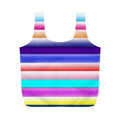 Cotton Candy Stripes Full Print Recycle Bag (m)