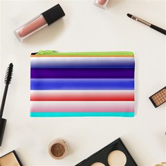 Cotton Candy Stripes Cosmetic Bag (xs)