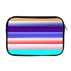 Cotton Candy Stripes Apple Macbook Pro 17  Zipper Case