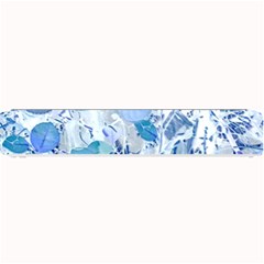 Cyan Floral Print Small Bar Mats by dflcprintsclothing