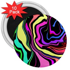 The 80s R Back 3  Magnets (10 Pack)  by designsbyamerianna