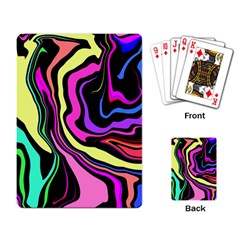 The 80s R Back Playing Cards Single Design (rectangle) by designsbyamerianna