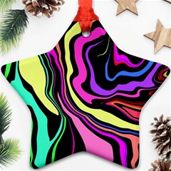 The 80s R Back Star Ornament (two Sides) by designsbyamerianna