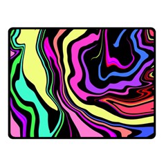 The 80s R Back Double Sided Fleece Blanket (small)  by designsbyamerianna