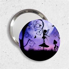 Cute Fairy Dancing In The Night 2 25  Handbag Mirrors by FantasyWorld7