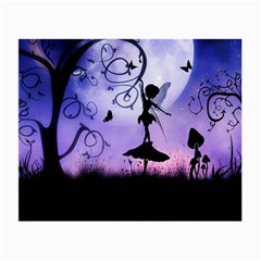 Cute Fairy Dancing In The Night Small Glasses Cloth by FantasyWorld7