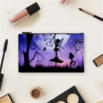 Cute Fairy Dancing In The Night Cosmetic Bag (Small) Front