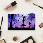 Cute Fairy Dancing In The Night Cosmetic Bag (Small) Back