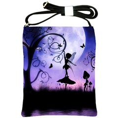 Cute Fairy Dancing In The Night Shoulder Sling Bag by FantasyWorld7