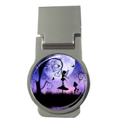 Cute Fairy Dancing In The Night Money Clips (round)  by FantasyWorld7