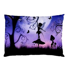 Cute Fairy Dancing In The Night Pillow Case by FantasyWorld7