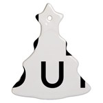 Uh Duh Christmas Tree Ornament (Two Sides) Front