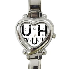 Uh Duh Heart Italian Charm Watch by FattysMerch