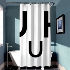 Uh Duh Shower Curtain 36  X 72  (stall)  by FattysMerch