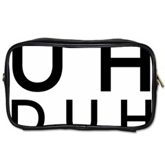 Uh Duh Toiletries Bag (one Side)