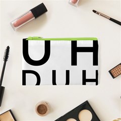 Uh Duh Cosmetic Bag (xs) by FattysMerch