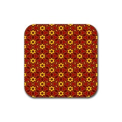 Rby-2-3 Rubber Coaster (square)  by ArtworkByPatrick