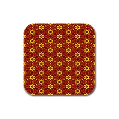 Rby-2-3 Rubber Square Coaster (4 Pack)  by ArtworkByPatrick