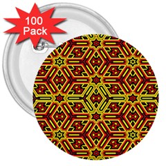 Rby-2-4 3  Buttons (100 Pack)  by ArtworkByPatrick