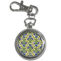 Pattern Thistle Structure Texture Key Chain Watches by Pakrebo