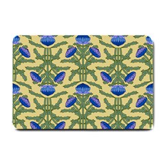 Pattern Thistle Structure Texture Small Doormat  by Pakrebo