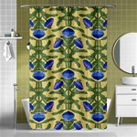 Pattern Thistle Structure Texture Shower Curtain 48  x 72  (Small)  Curtain(48  X 72 ) - 42.18 x64.8  Curtain(48  X 72 )