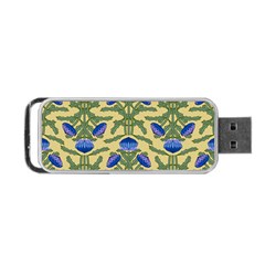 Pattern Thistle Structure Texture Portable Usb Flash (one Side) by Pakrebo