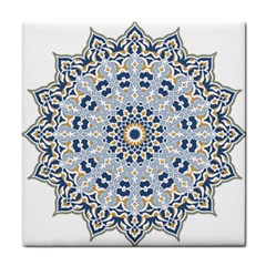 Arabesque Mandala Decorative Tile Coasters by Pakrebo