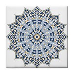 Arabesque Mandala Decorative Tile Coasters Front