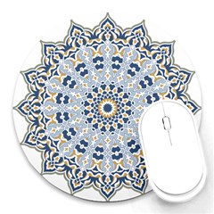 Arabesque Mandala Decorative Round Mousepads by Pakrebo