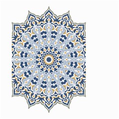 Arabesque Mandala Decorative Small Garden Flag (two Sides) by Pakrebo