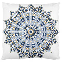 Arabesque Mandala Decorative Standard Flano Cushion Case (two Sides) by Pakrebo