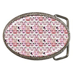 Graphic Seamless Pattern Pig Belt Buckles by Pakrebo