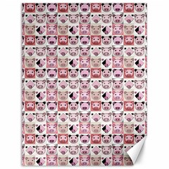 Graphic Seamless Pattern Pig Canvas 12  X 16  by Pakrebo