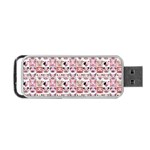 Graphic Seamless Pattern Pig Portable USB Flash (One Side) Front