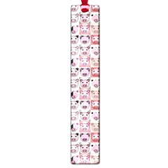 Graphic Seamless Pattern Pig Large Book Marks by Pakrebo