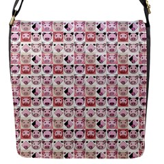 Graphic Seamless Pattern Pig Flap Closure Messenger Bag (s) by Pakrebo