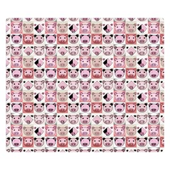 Graphic Seamless Pattern Pig Double Sided Flano Blanket (small)  by Pakrebo