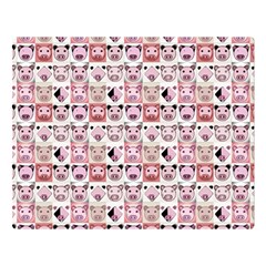 Graphic Seamless Pattern Pig Double Sided Flano Blanket (large)  by Pakrebo