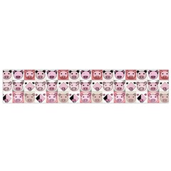 Graphic Seamless Pattern Pig Small Flano Scarf by Pakrebo