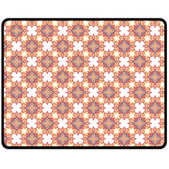 Pattern Flowers Flower Pattern Double Sided Fleece Blanket (medium)  by Pakrebo